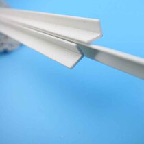 ABS Angle Profile Model Material Plastic Rod L-shaped Consumables Micro Model Accessories