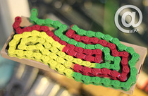 @BIKE The FIXED GEAR CULT Half-lattice chain