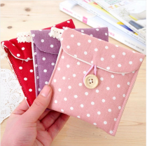 Girl Aunt Mama's Towel Bag Sanitary Inclusion Buns Small Buns Dormitory Cloth Art Customized Printed Logo Cotton Bag