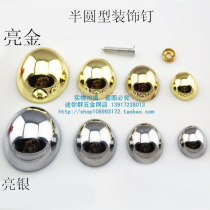 Semicircular mirror nails glass mirror mirror nails gardening decorative nails advertising glass nails acrylic plate decorative nails