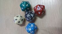 North card] Wanzhi board game dice color 20 face life count wandering Earth same model