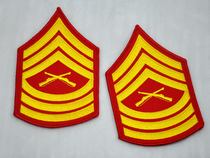 United States Marine Corps USMC dress with rank insignia Armband Sergeant Major E8 MSgt