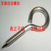 Stainless Steel 304 Sheep Eye Self-tapping Screw Ring Screw Screw Screw Authentic Stainless M5 * 60