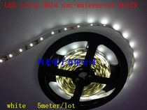LED light with 2835 3014 super bright soft light strip waterproof without water cooling white warm white positive white 12V low pressure