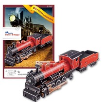 Steam Locomotive Children Puzzle Toy Paper Train Model for Steam Locomotive of the 3d Solid Adult Jigsaw Puzzle Mika in Cherobon 3d