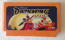  TV game FC game card Red and white machine with yellow card nes cassette Old cassette Classic single card Strange duck adventure