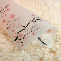 Handmade soap wrapping paper greasy paper plum hipster wrapping paper translucent art decorative paper title page paper