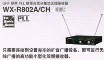 Panasonic U-segment wireless PA system WX-R802A CH diversity wireless receiver protection