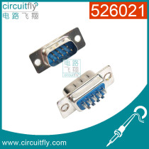 526021 serial port male DR9 RS232 9-core serial port connector Serial port