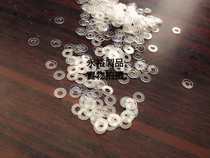 Plastic gasket PET transparent meson M2 2X5X0 4mm 5K