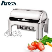 Brand ATQSA insulation buffet stove thickened square stainless steel full clamshell dining stove Buffy stove can be charged