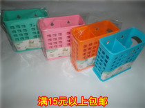 Environmentally friendly plastic chopstick cylinder thickened chopstick holder wall-mounted chopstick cage chopstick cage two clothes