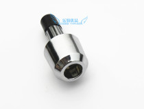 Motorcycle hand plug plug head faucet cover plug modified balance block Chrome plated pair