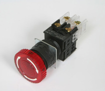 Korea KAIKUN KACON emergency stop switch K22-87R01-N29AC220V with LED light rotary reset DC24V