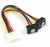 Elbow with shrapnel IDE male power to SATA one point two power cord IDE to SATA power cord full copper