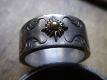 ARIZONA SILVER 18k Jin Fu Tang Cao Fu Heavy Ring Thumb Ring