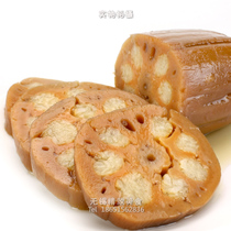 Glutinous rice Lotus osmanthus honey juice glutinous rice Lotus sweet lotus root Wuxi specialty is now made Shunfeng vacuum tube chilled hair National