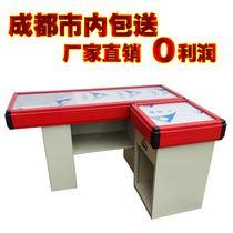 Chengdu supermarket cashier convenience store mid-range cashier table Sichuan shopping mall cashier counter bar computer desk