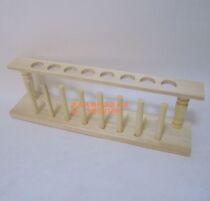 Wooden test tube frame Wood 8 hole 20mm aperture test tube frame