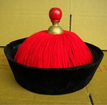 June 1 childrens opera Qing Dynasty official hat Ancient costume headdress Guard hat Minister photography props Zombie hat