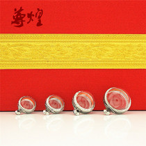 Zun Huang Thai Buddha Board Shell Spherical Titanium Steel Shell Tiger Cuddle Buddha Pearl Stainless Steel Shell Necklace