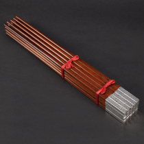 NEWREA new sharp C class serpent wood silver linen chopsticks Hammer Veins Villa Clubhouse Light Extravagant Cutlery Aristocratic Wind