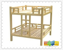 Wholesale special price wood pine bed kindergarten children 4 people bed kindergarten special four bed can be customized