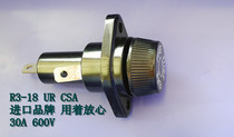FUSE screwing New-style fuse holder R3-18 10 * 38mm fuse box Insurance tube holder 30A 600V