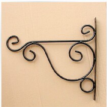 Balcony wall iron flower frame peg wall hanging basket hanging hanging hanging hanging hanging hanging pelvis white black optional
