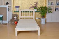 Solid wood childrens bed pine bed single bed youth bed pine bed 1 01 21 5 1 8 m bed