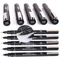 Mitsubishi needle tube pen UNI PIN drawing pen needle tube pen needle pen hook line pen sketch pen 005-08