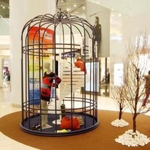 Wrought iron birdcage large large outdoor birdcage large birdcage ornaments Event display birdcage window display outdoor