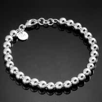 Buddha Bead Bracelet Female Heart-shaped Pendant Money Bag Fashion Joker Japan and Korea Plated 925 Silver Personality Simple Transfer Bracelet