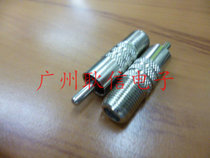 British F head transfer lotus plug F head transfer AV plug F seat turn RCA plug TV conversion head