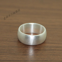 Hand-made silver ring s99 sterling silver ring men and women sterling silver couple Ring Ring frosting