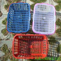  Factory special rectangular bayberry basket strawberry basket small 5 kg plastic portable fruit basket orchard picking basket with lid
