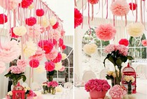 Store celebration opening festival celebration party cultural event Party wedding wedding wedding wedding room decoration supplies paper flower ball