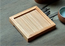 Grace tea ceremony zero with pot mat cup holder tea tray bamboo silk mat square bamboo pot mat