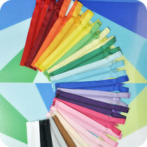 Handmade DIY 1: 6 childrens cloak opening tail rainbow mini 3 # 3 # zipped pull lock 15cm