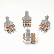 b50k long axis new original WH148 dual 6-foot amplifier volume potentiometer B50K-20MM handle