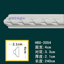 European decorative line PU line non-plaster line carved flat line corner line HBX-2054 root