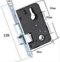 Small 50 large 50 lock body 58 bearing lock body stainless steel interior door lock accessories room handle door lock body