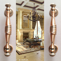 Hyunyu antique door handle wooden door Villa KTV box shop glass door retro modern handle 339