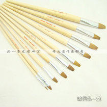 Shanghai Zhou Huchen Wolf oil brush No. 1-12 gouache watercolor oil painting acrylic special pen single sale