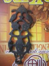 Special Republic of China double-sided hollow exquisite copper carving copper door curtain adhesive hook Pisces Ruyi Bogu bottle old pendant