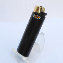 French Bike BIC lighter) J6 Maxi large grinding wheel) disposable lighter gold head black body single