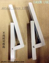  Microwave oven bracket A pair of thickened retractable non-slip folding bracket bracket printer rack