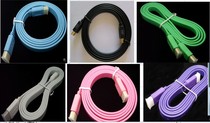 HDMI computer TV HD data cable hdmi1 4 version cable a standard interface color flat line