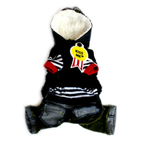 Japanese pet clothes pet four-legged thick badge Teddy clothing dog clothing dog winter clothing four-legged pants