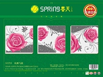 Spring cotton precision printing cross stitch 02255 triple print piece dance flying